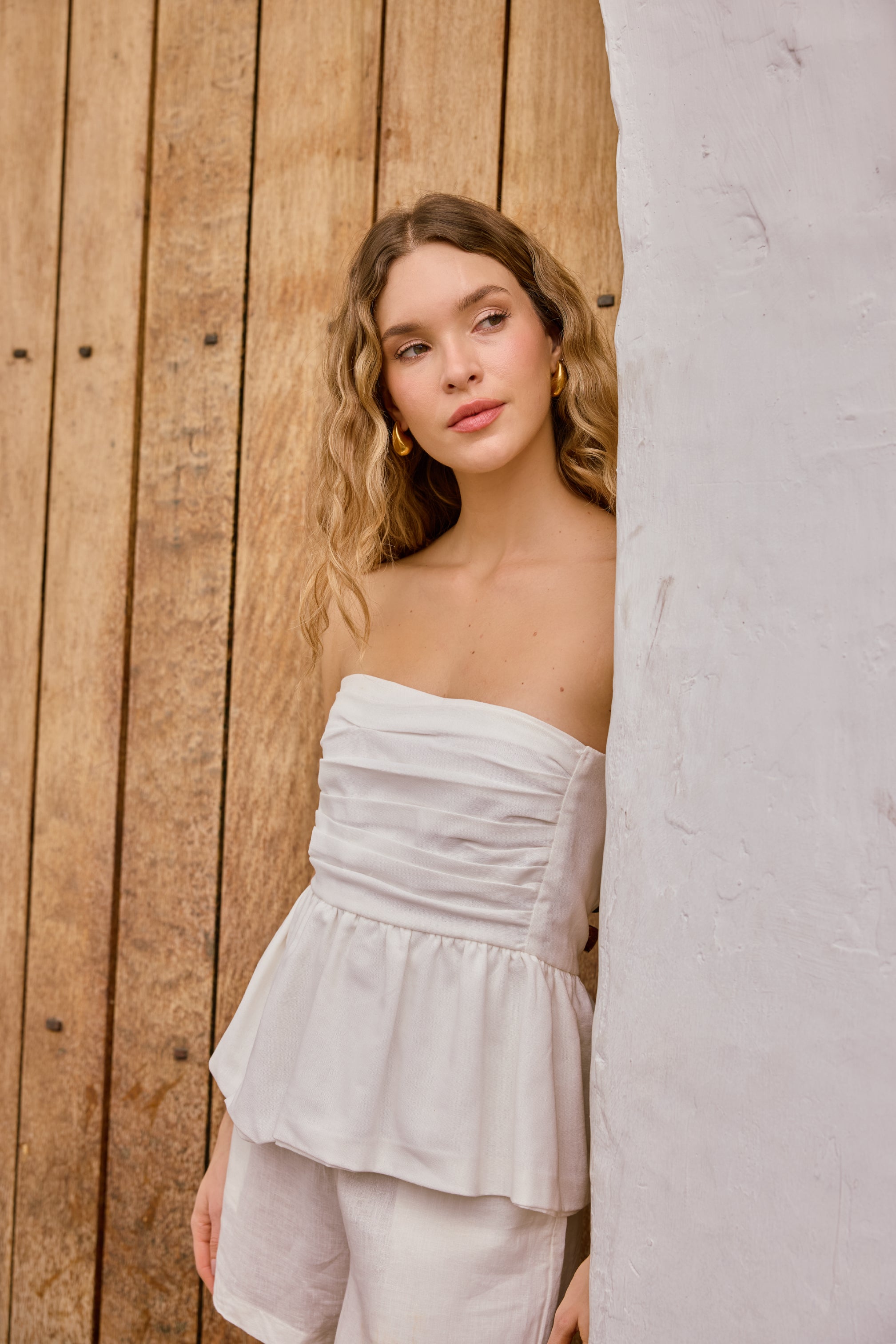 Mia Blouse in White