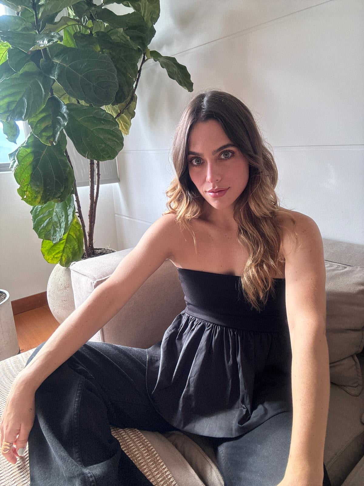 Strapless Bolero Blouse