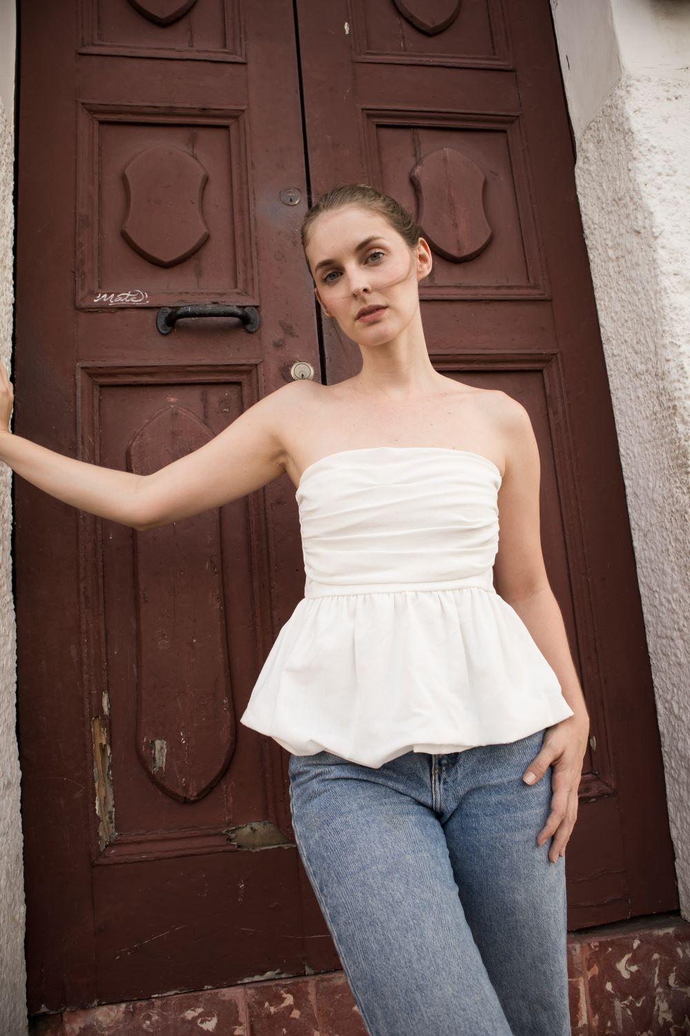 Mia Blouse in White
