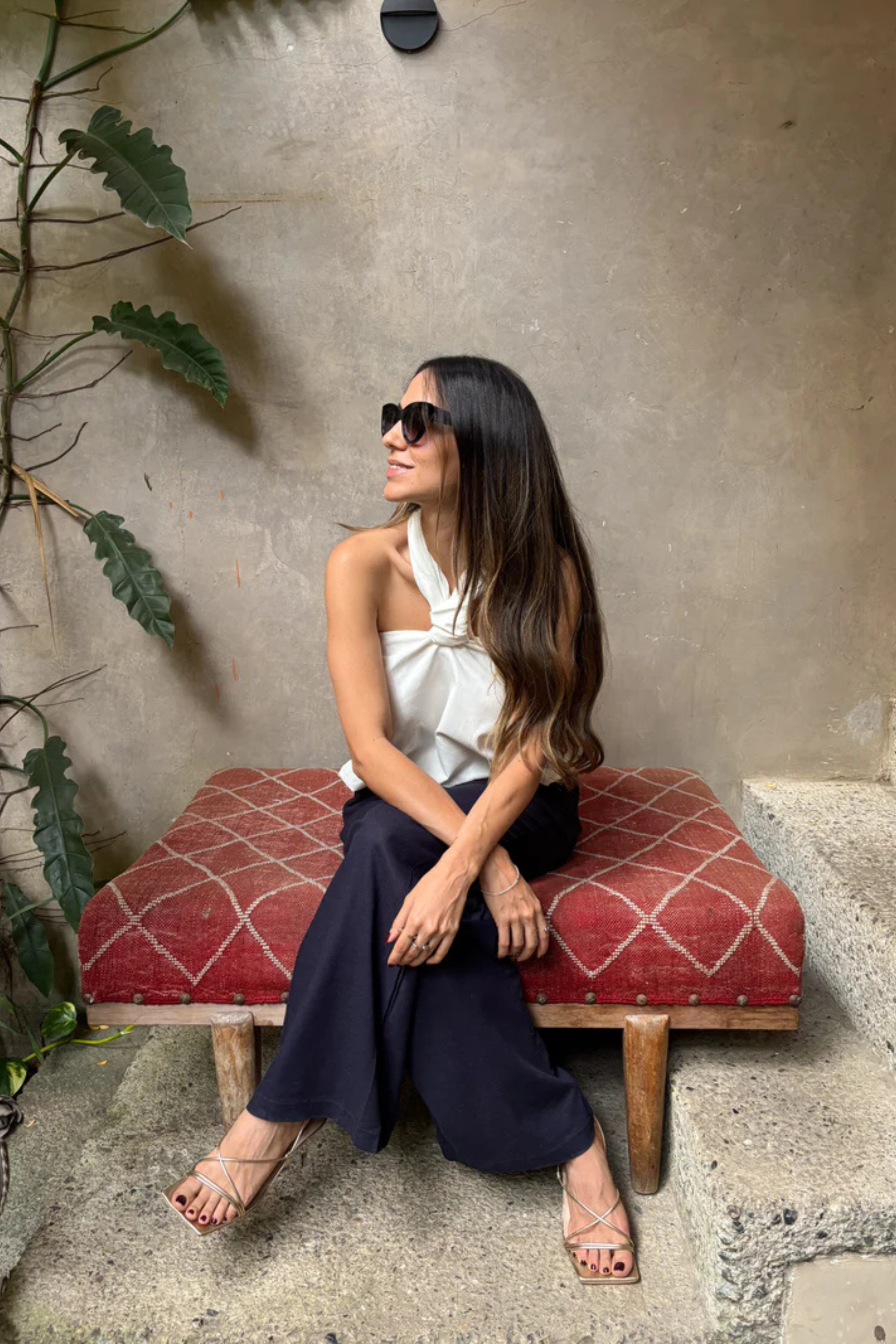 Aitana Top In White