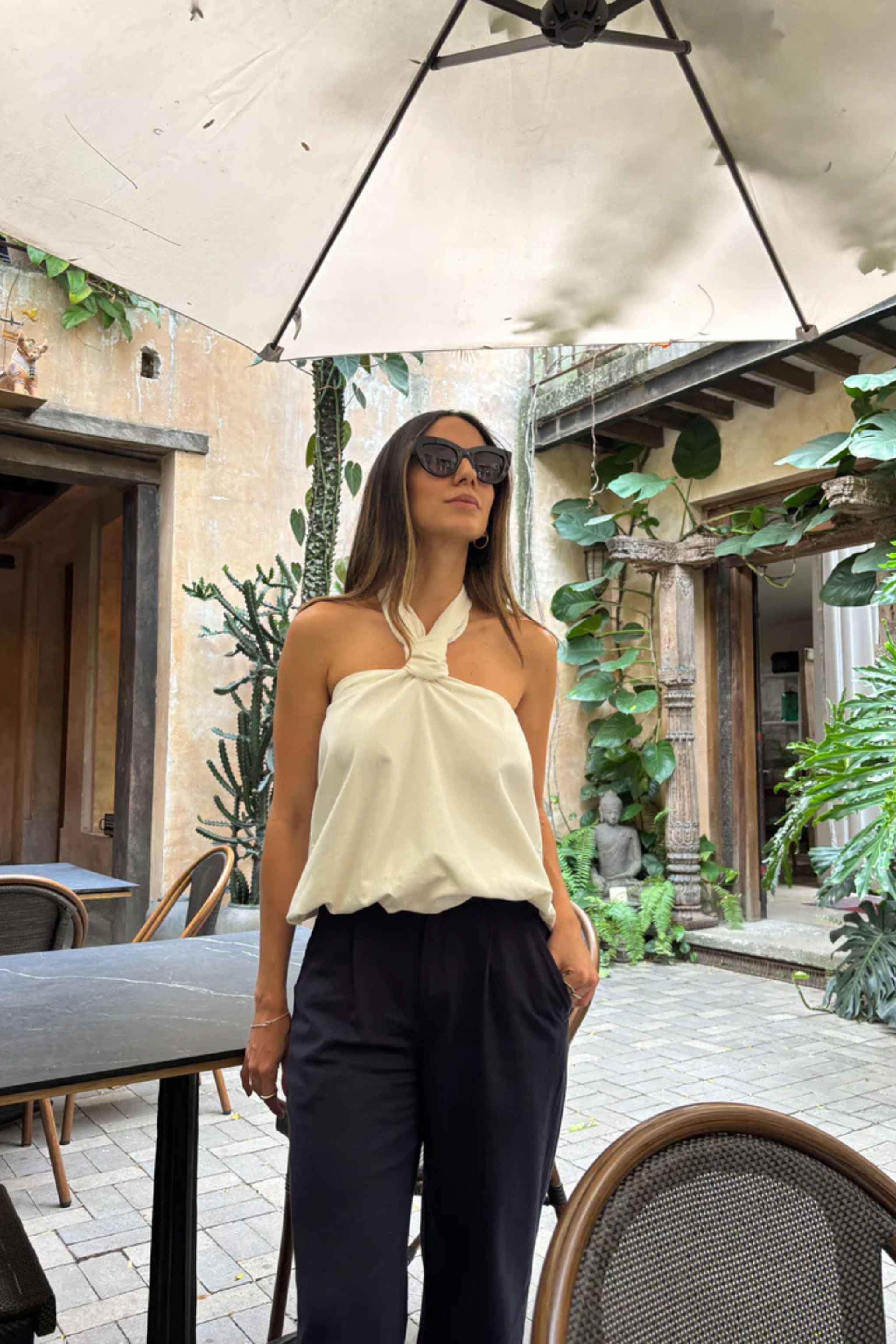 Aitana Top In White